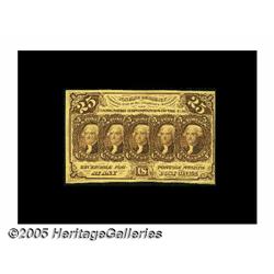 Fr. 1282 Milton 1R25.1a 25¢ First Issue Very Choi
