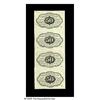Image 2 : Fr. 1312 50¢ First Issue Vertical Strip Of Four A