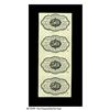 Image 2 : Fr. 1312 50¢ First Issue Vertical Strip Of Four A