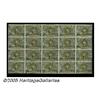 Image 1 : Fr. 1232 Milton 2R5.1g 5¢ Second Issue Full Sheet