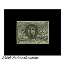 Fr. 1249 Milton 2R10.7 10¢ Second Issue About New