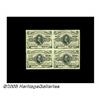 Image 1 : Fr. 1236 Milton 3R5.1 5¢ Third Issue Block of Fou