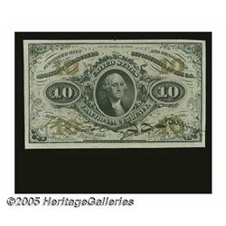 Fr. 1253 Milton 3R10.1 10¢ Third Issue Gem New. T