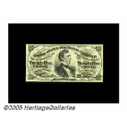 Fr. 1294 Milton 3R25.2a 25¢ Third Issue Very Choi