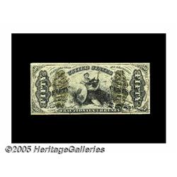 Fr. 1362 Milton 3R50.10d 50¢ Third Issue Justice 