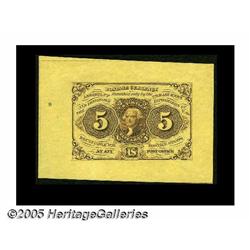 Fr. 1231SP 5¢ First Issue Wide Margin Pair Superb