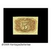 Image 2 : Fr. 1232 Milton 2R5.1f 5¢ Second Issue Treasury R