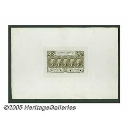Milton 1P25F.1e 25¢ First Issue Proof. A gorgeous