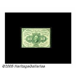 Fr. 1241 10c First Issue New. This Friedberg numb