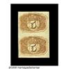 Image 2 : Fr. 1232 5¢c Second Issue Vertical Pair About New