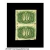 Image 2 : Fr. 1246 10¢ Second Issue Vertical Pair Extremely