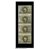Image 1 : Fr. 1284 25¢ Second Issue Vertical Strip of Four 
