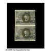 Image 1 : Fr. 1286 25¢ Second Issue Pair Extremely Fine. A 