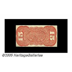 Fr. 1273SP 15¢ Third Issue Narrow Margin Red Back