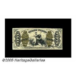 Fr. 1345 50¢ Third Issue Justice Gem New. The mar