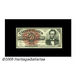 Fr. 1374 50c Fourth Issue Lincoln Gem New. The ma