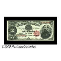 Fr. 358 $2 1891 Treasury Note Superb Gem New. Thi