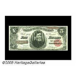 Fr. 363 $5 1891 Treasury Note Gem New. This piece