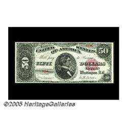 Fr. 376 $50 1891 Treasury Note Choice New. Most c