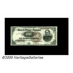 Fr. 377 $100 1890 Treasury Note Choice New. Water