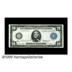 Fr. 1011a $20 1914 Federal Reserve Note Superb Ge