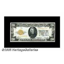 Fr. 2402 $20 1928 Gold Certificate. Gem Crisp Unc