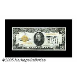 Fr. 2402 $20 1928 Gold Certificate. Gem Crisp Unc