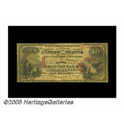 Oakland, CA - $10 1875 National Gold Bank Note Fr