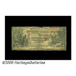 San Jose, CA - $5 Original National Gold Bank Not