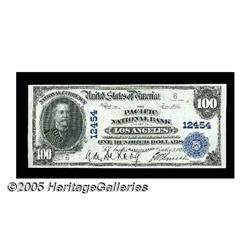 Los Angeles, CA - $100 1902 Plain Back Fr. 707 Th