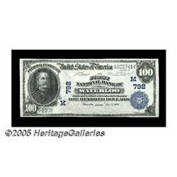 Waterloo, IA - $100 1902 Date Back Fr. 689 The Fi