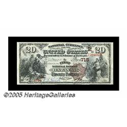 Batavia, OH - $20 1882 Brown Back Fr. 494 The Fir