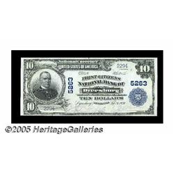 Dyersburg, TN - $10 1902 Plain Back Fr. 633 First
