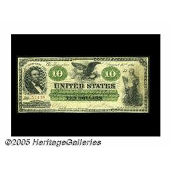 Fr. 8 $10 1861 Demand Note Very Fine. A really ni