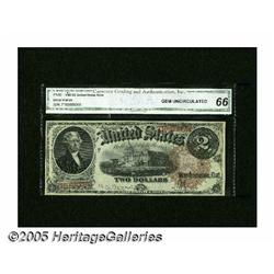 Fr. 52 $2 1880 Legal Tender CGA Gem Uncirculated 