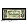 Image 1 : Fr. 61a $5 1862 Legal Tender Fine. Superior paper