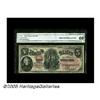 Image 1 : Fr. 68 $5 1875 Legal Tender CGA Gem Uncirculated 