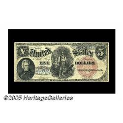 Fr. 74 $5 1880 Legal Tender Very Fine. The color 
