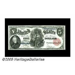 Fr. 80 $5 1880 Legal Tender Gem New. Great center