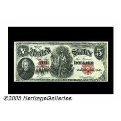 Fr. 83 $5 1907 Legal Tender Choice Extremely Fine