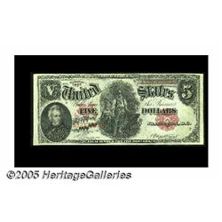 Fr. 83 $5 1907 Legal Tender Extremely Fine. Terri