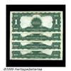 Image 2 : Fr. 234 $1 1899 Silver Certificates Cut Sheet of 