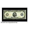 Image 1 : Fr. 863a $5 1914 Federal Reserve Star Note Fine-V