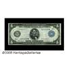 Image 1 : Fr. 874 $5 1914 Federal Reserve Star Note Very Fi