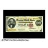 Image 1 : Fr. 1215 $100 1922 Gold Certificate Extremely Fin