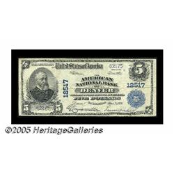 Denver, CO - $5 1902 Plain Back Fr. 609 The Ameri