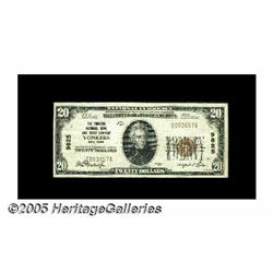 Yonkers, NY - $20 1929 Ty. 1 The Yonkers NB & TC 