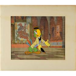 Jose Carioca production cel from a Disney TV Show