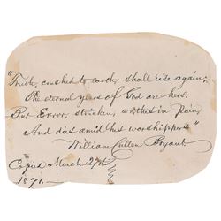 William Cullen Bryant