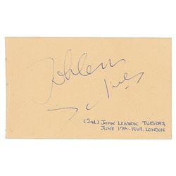 John Lennon Signature